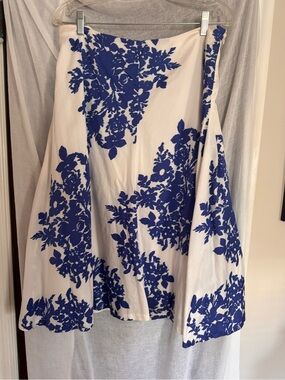 Gap A-Line Tea Length Lined skirt Sz 10